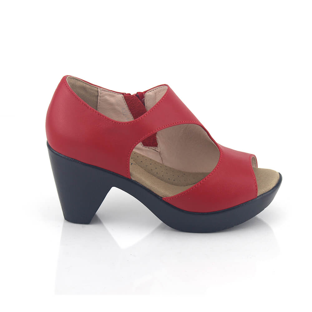 סנדלי פלטפורמה בעיצוב בועה א-סימטרי – תמונה 3