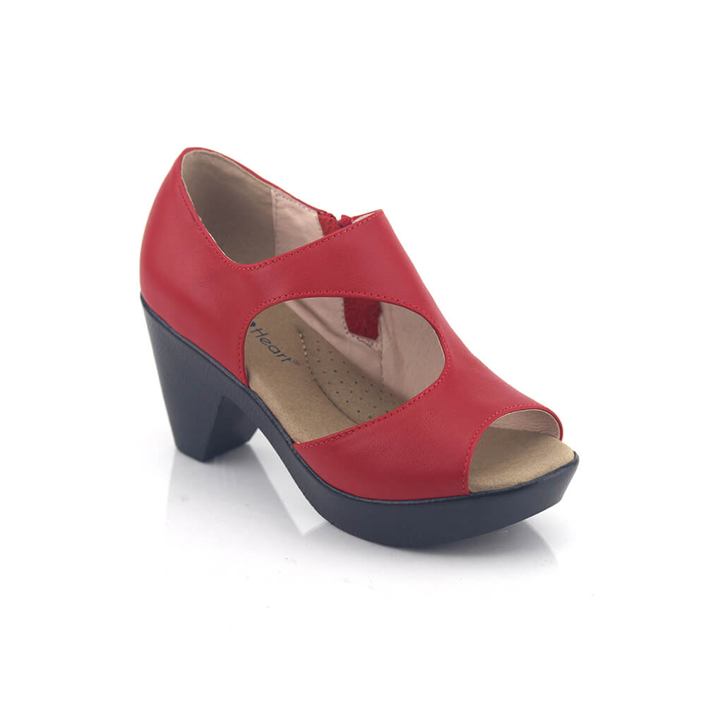 סנדלי פלטפורמה בעיצוב בועה א-סימטרי – תמונה 6