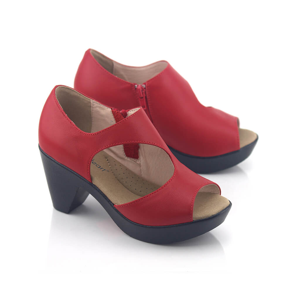 סנדלי פלטפורמה בעיצוב בועה א-סימטרי – תמונה 2