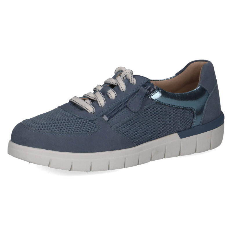 נעלי סניקרס בסגנון רשת בצבע כחול