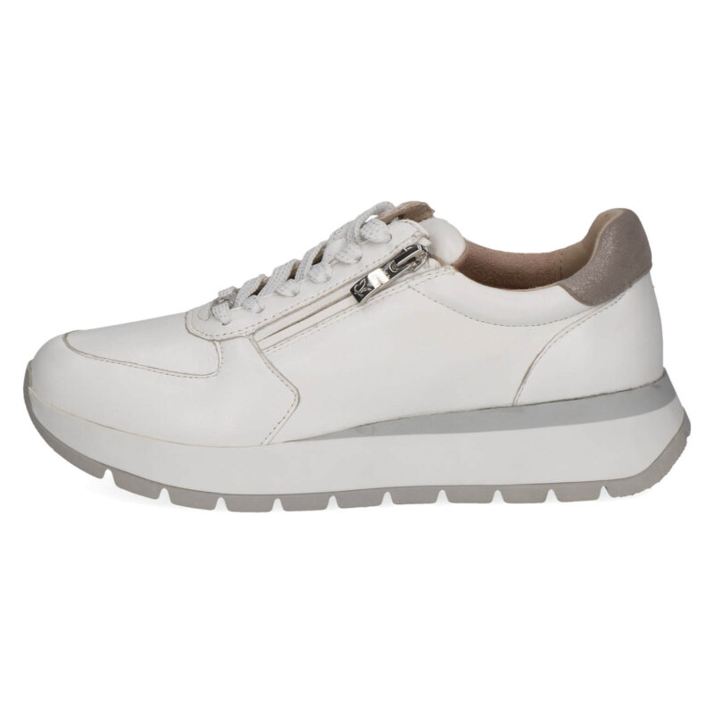 נעלי סניקרס צ`אנקיות בצבע לבן