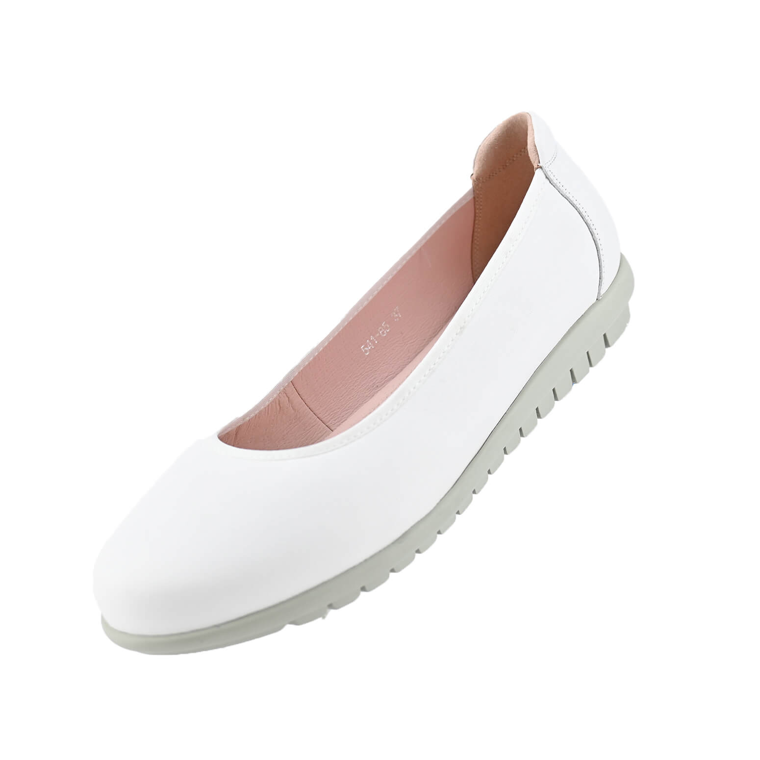 נעלי סירה לבנות עם פלטפורמה – תמונה 4