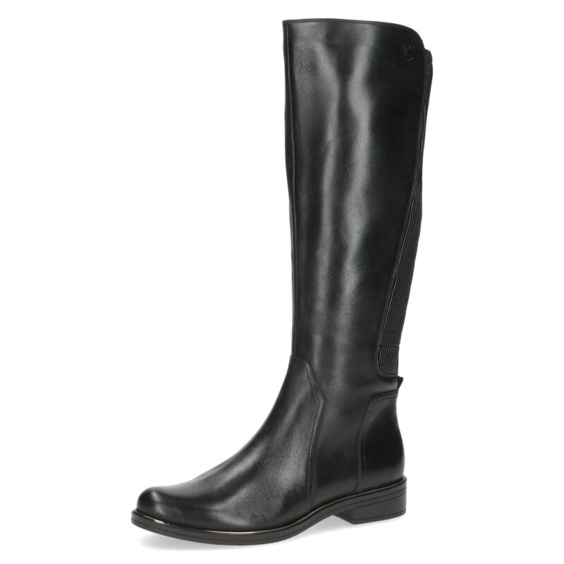 מגפיים אורטופדים, שרוול XL בצבע שחור Wide Cuff Boots
