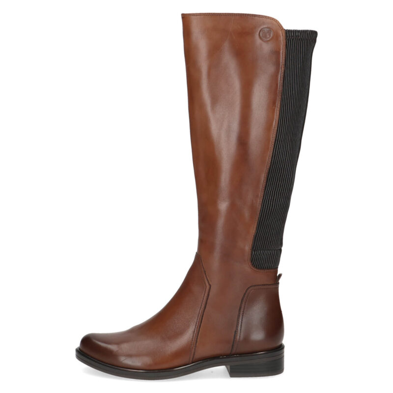 מגפיים אורטופדים, שרוול XL בצבע חום קוניאק Wide Cuff Boots