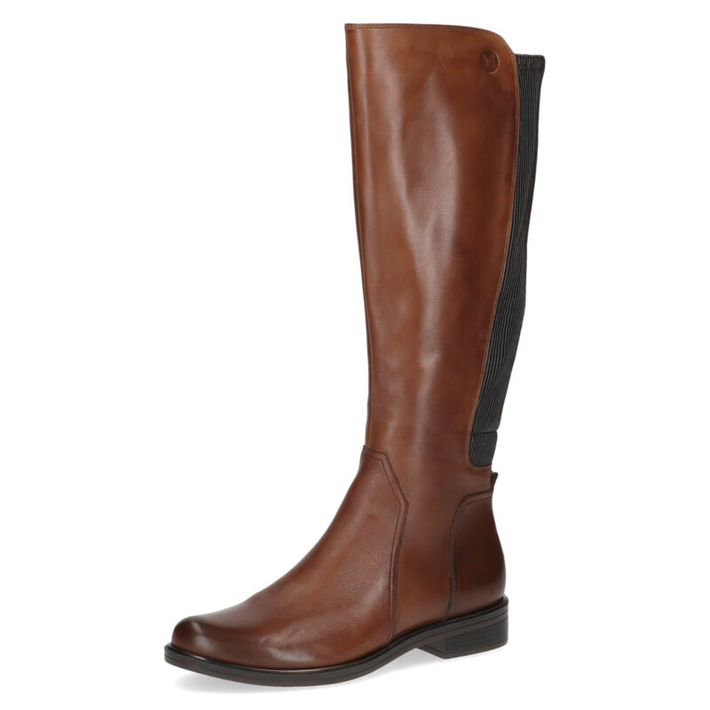 מגפיים אורטופדים, שרוול XL בצבע חום קוניאק Wide Cuff Boots