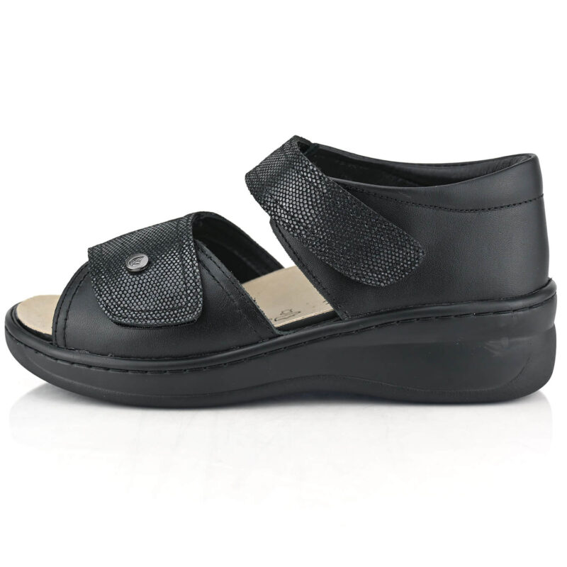 סנדלי Rotterdam בצבע שחור