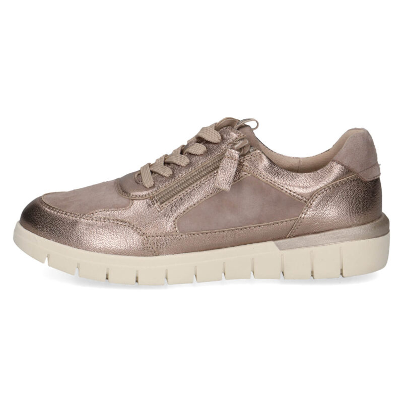 נעלי סניקרס BRIDGET פאנקי בצבע טאופ מבריק