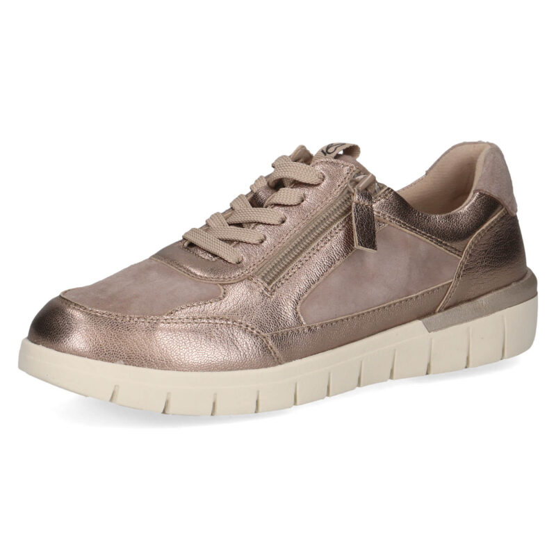 נעלי סניקרס BRIDGET פאנקי בצבע טאופ מבריק