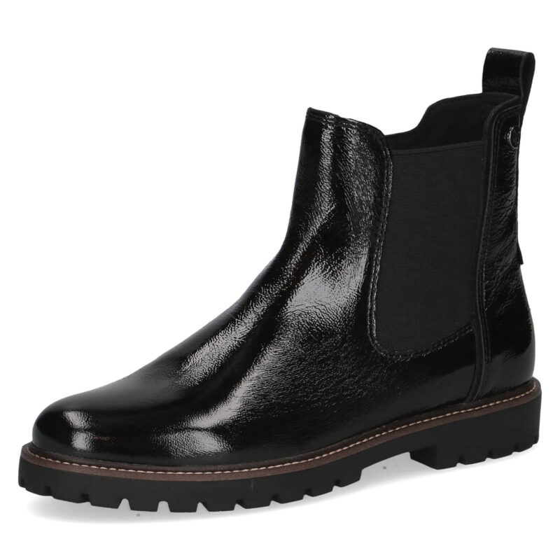 מגפוני FREYA צ'לסי עור שחור נפה-לק