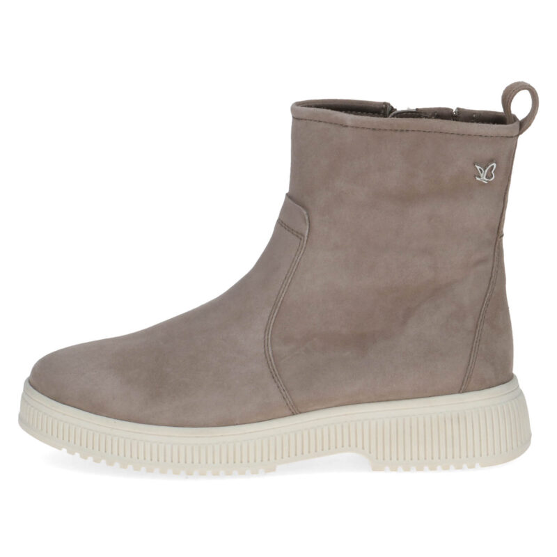 מגפוני KAIA קלילים בצבע טאופ בהיר עם מרקם זמש