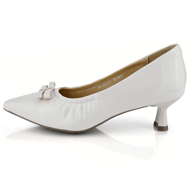 נעלי כלות דגם Barstow בצבע לבן מבריק