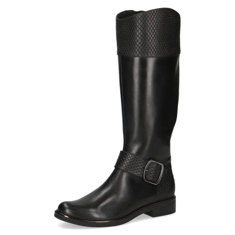 מגפיים KANIA עם רצועה בצבע שחור ומנוחש