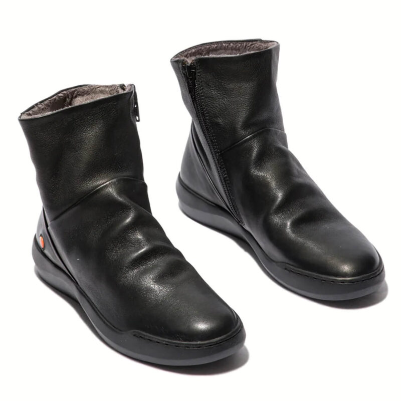 מגפונים BECKY מעוצבים בצבע שחור