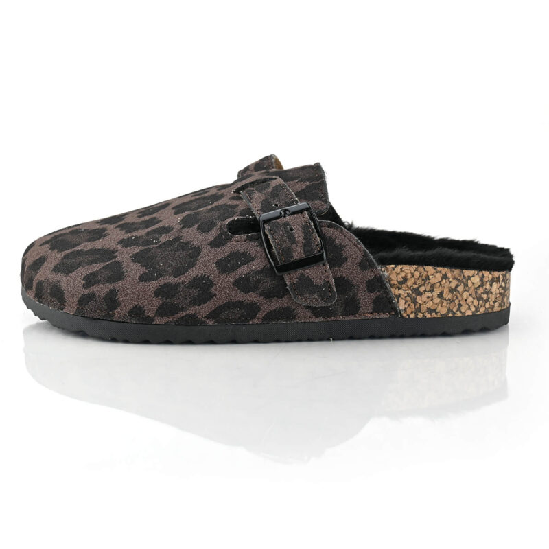 כפכפי Columbus מנומר חום כהה