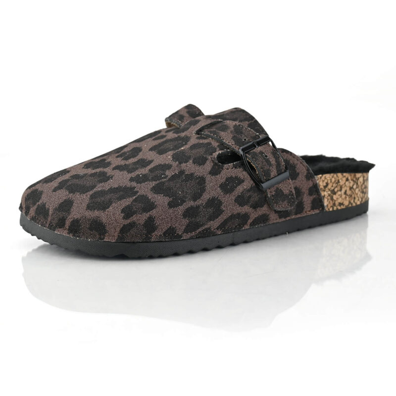 כפכפי Columbus מנומר חום כהה