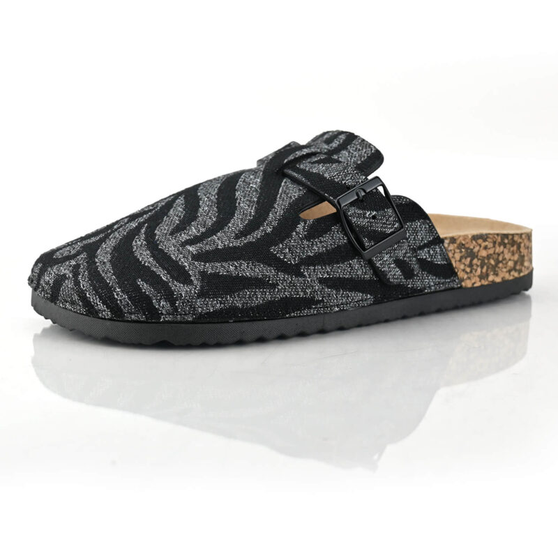 כפכפי Columbus בצבע זברה כהה