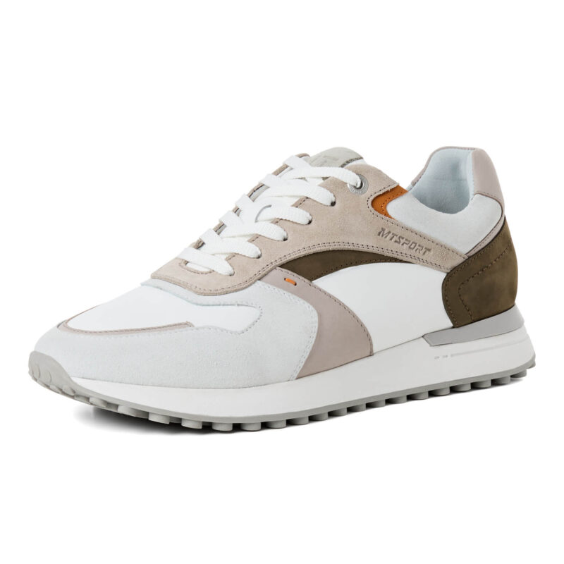 נעלי סניקרס לגברים FULHAM אופנתיות בצבע לבן משולב