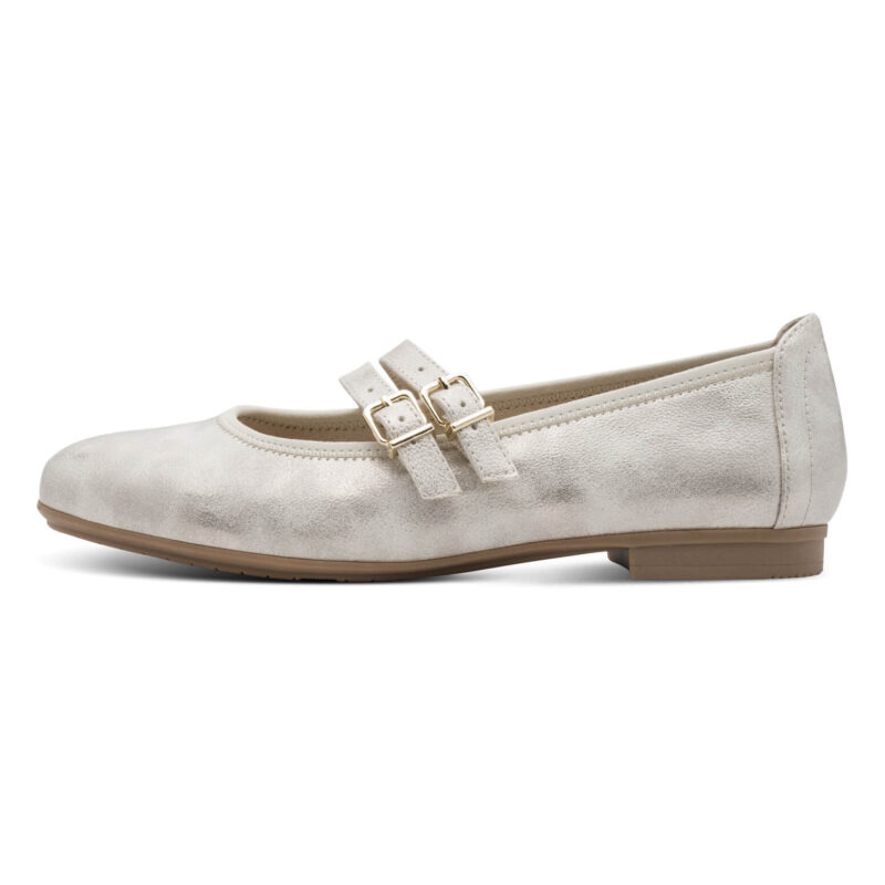 נעלי מרי ג'יין LEDI בצבע לבן מבריק