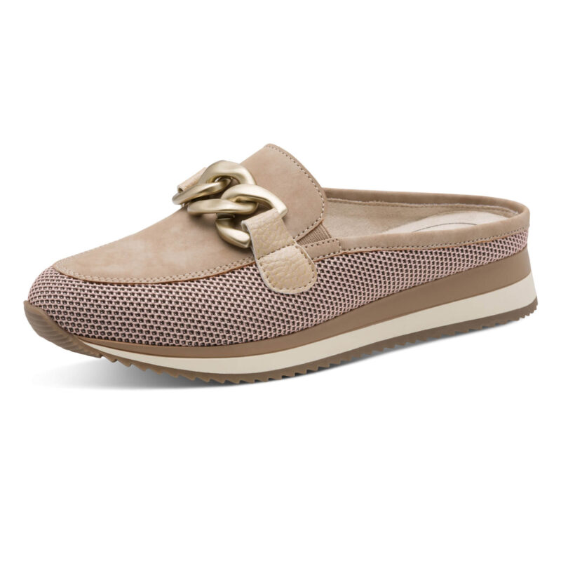 כפכפי מוקסינים SOMON בצבע טאופ