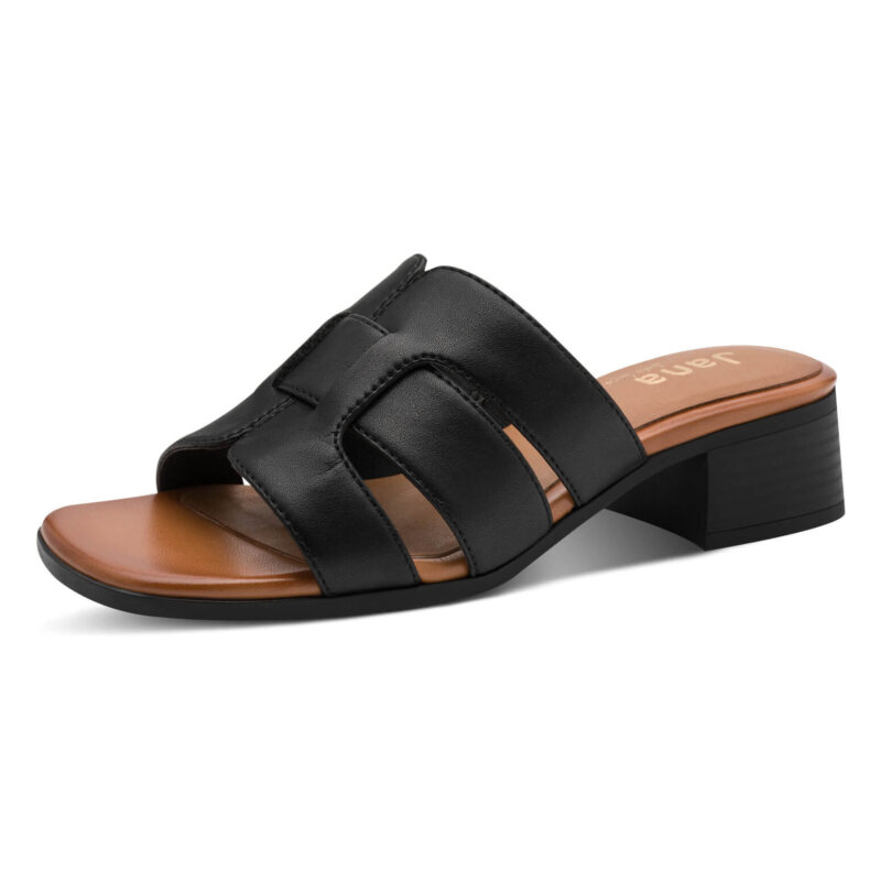 כפכפים ROSALIE רצועות בצבע שחור