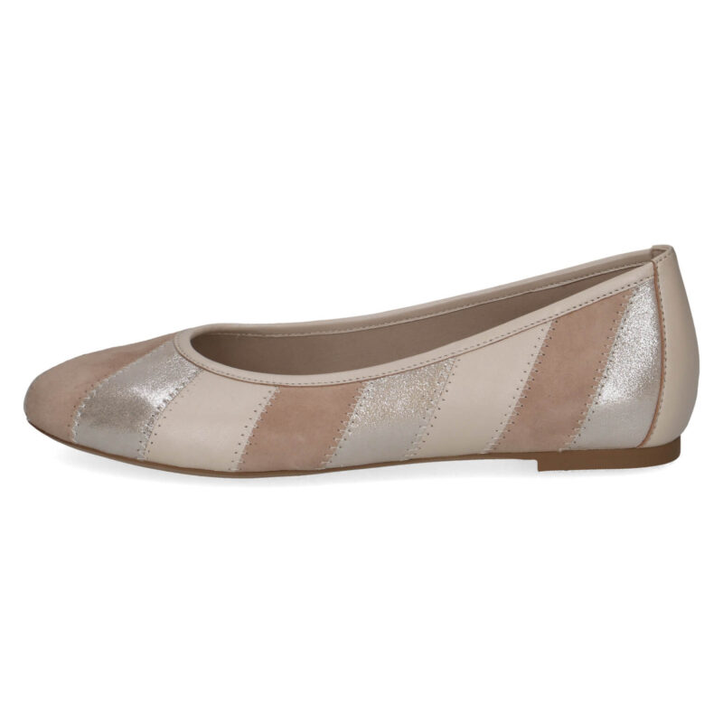 נעלי בלרינה ELSA בצבע בז' מטאלי