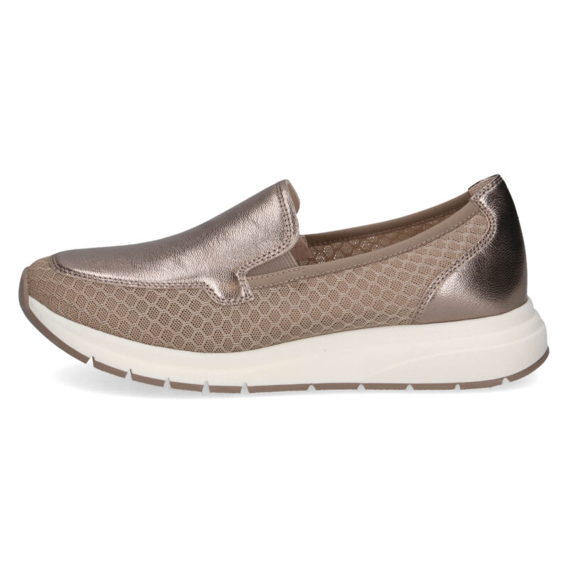 נעלי מוקסינים KAIA בצבע מטאלי