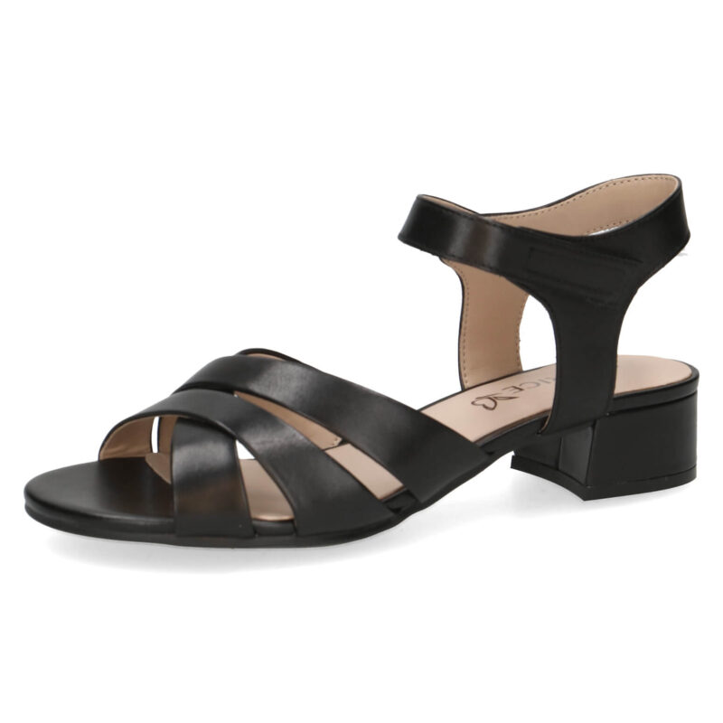 סנדלי CARLA מעוצבים בצבע שחור