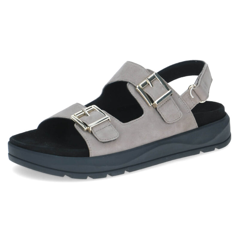 סנדלים GARDA קלאסיים בצבע אפור זמש