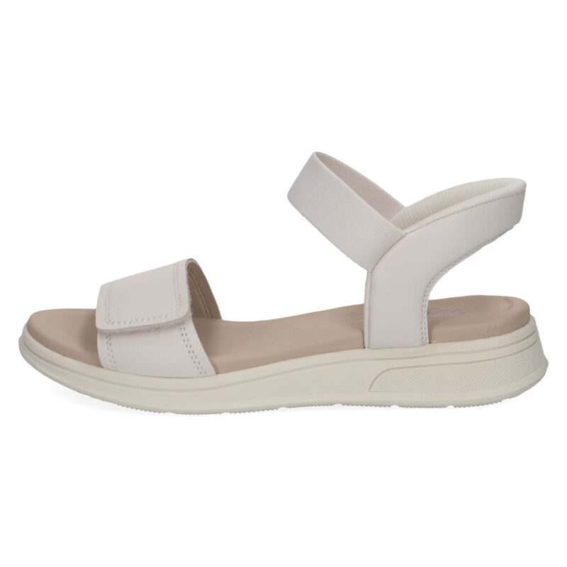 סנדלים KANDY סליפאין בצבע לבן חלק