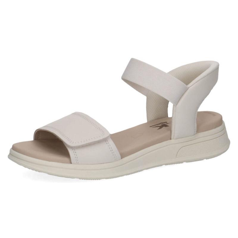 סנדלים KANDY סליפאין בצבע לבן חלק