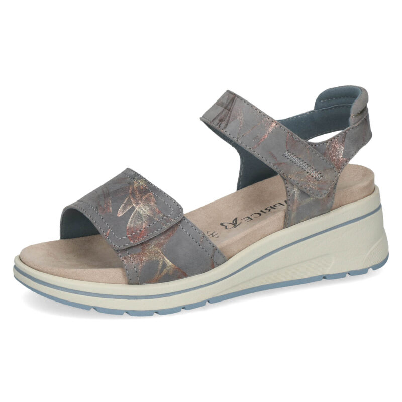 סנדלי GALINA רצועות סקוטש בצבע כחול