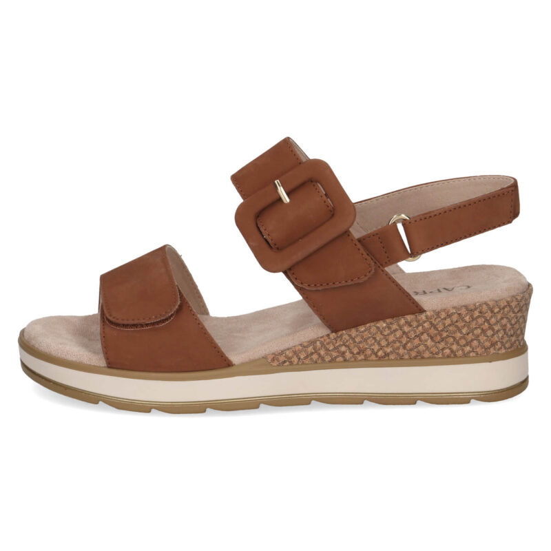 סנדלים BERNADETTE עם אבזם בצבע חום זמש