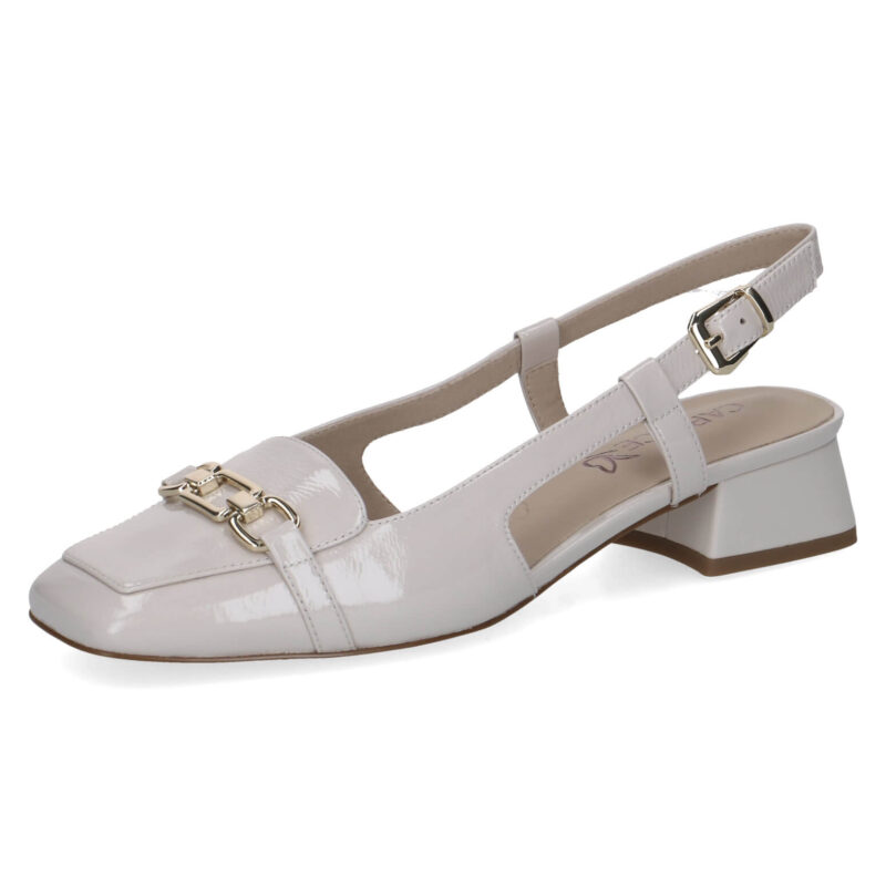 סנדלים EVITA מעוצבים בצבע אפור לק