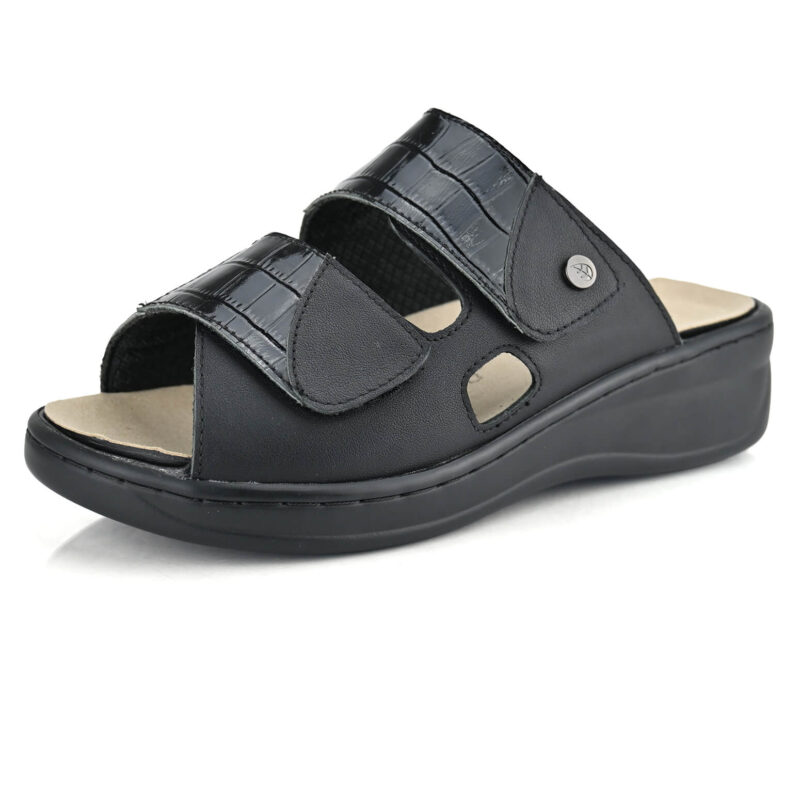 כפכפי Toulouse בצבע שחור