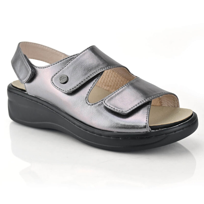 סנדלי Malaga בצבע מטאלי