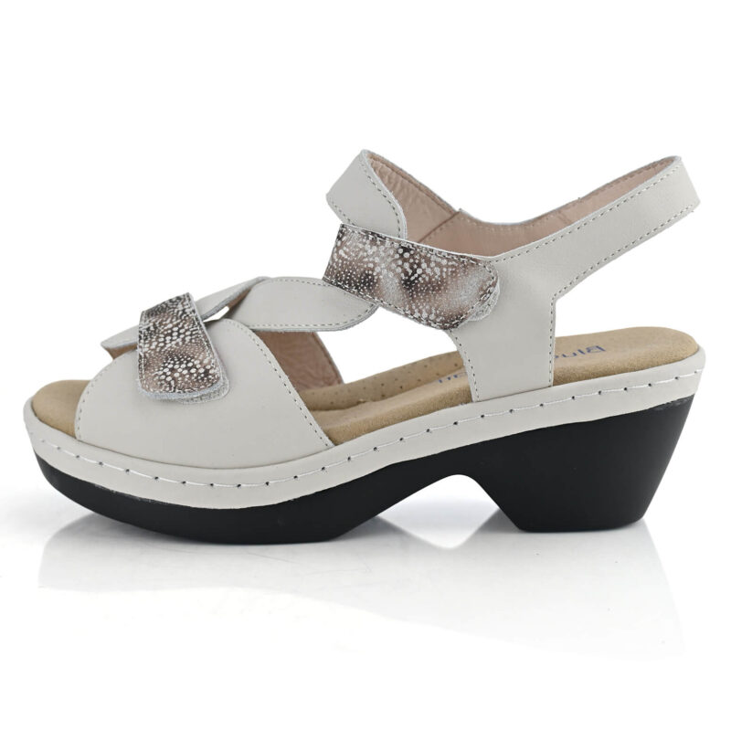 סנדלים Maryland בצבע נחש טאופ