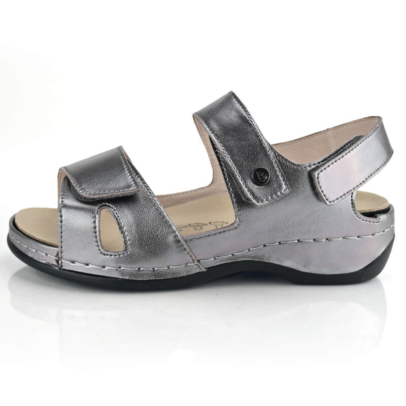 סנדלי Valletta בצבע מטאלי