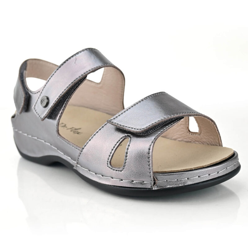 סנדלי Valletta בצבע מטאלי