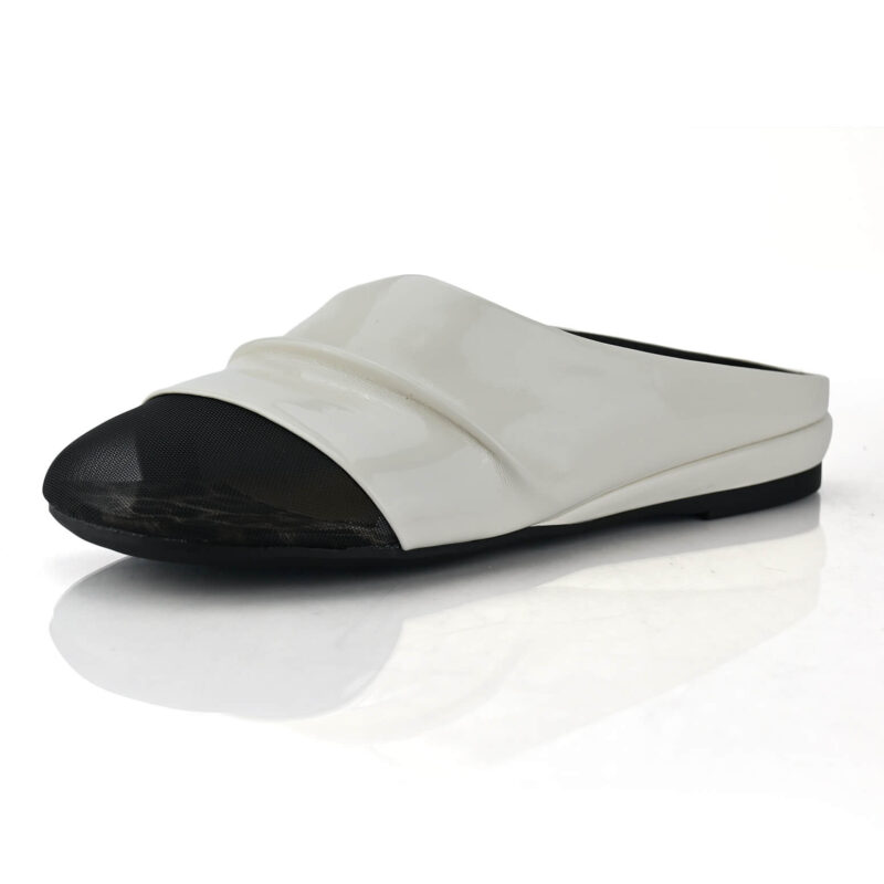 כפכפי Lakeview בצבע לבן מבריק