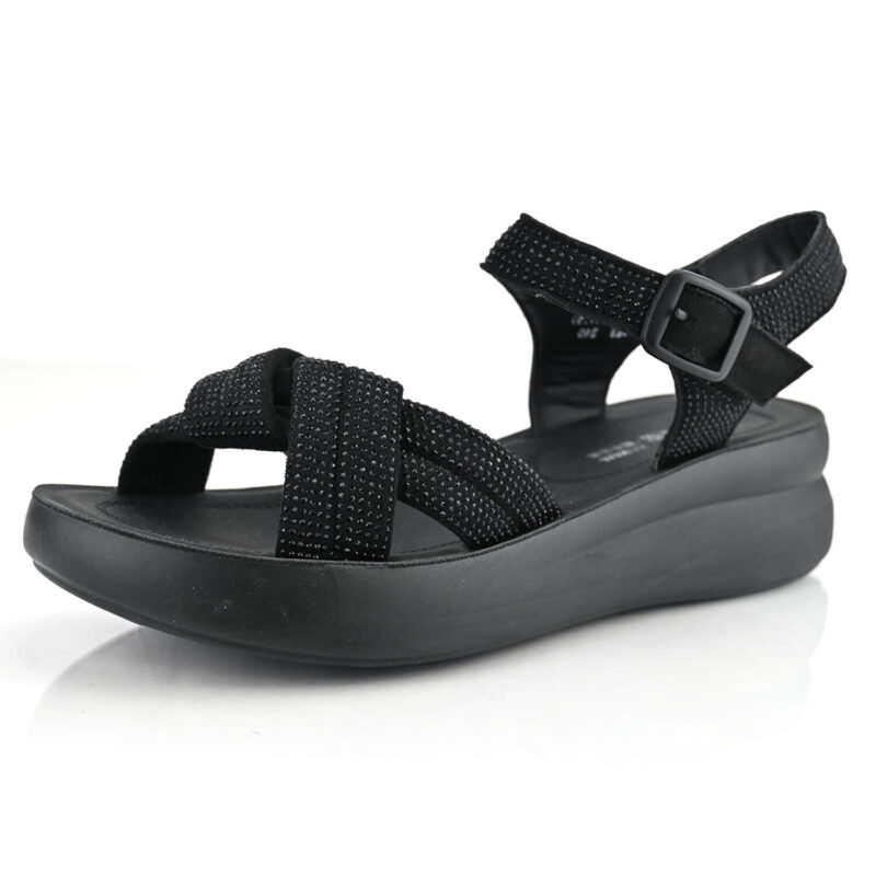 סנדלים Glenhaven בצבע שחור