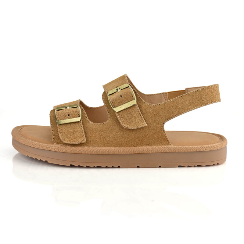 סנדלים Fairmont בצבע חום זמש