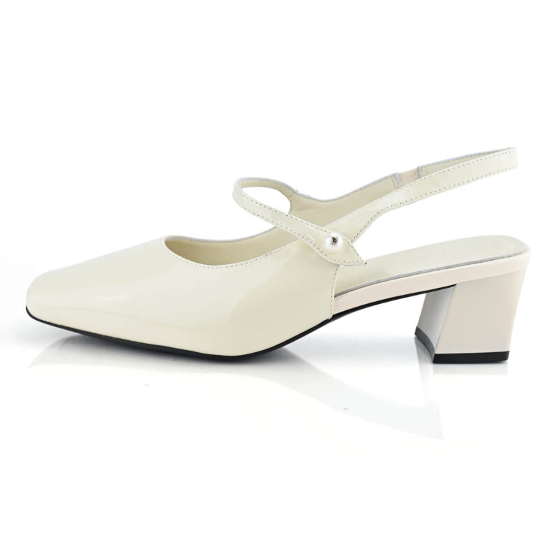 סנדלים Abington בצבע לבן לקה