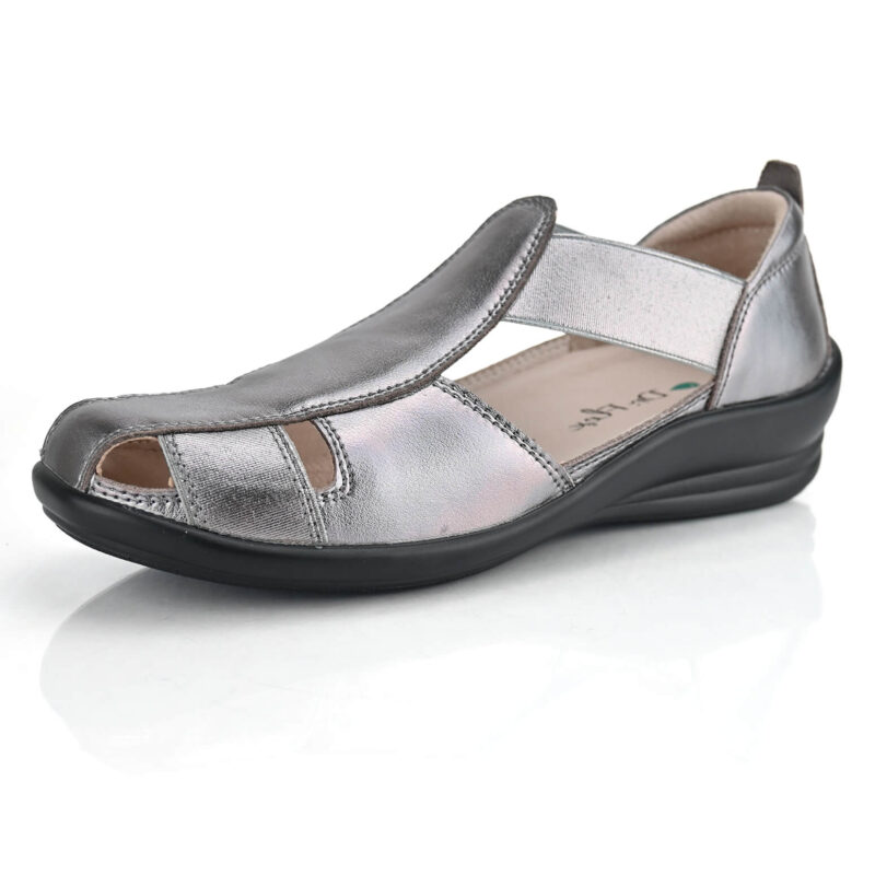 סנדלי Roma בצבע מטאלי