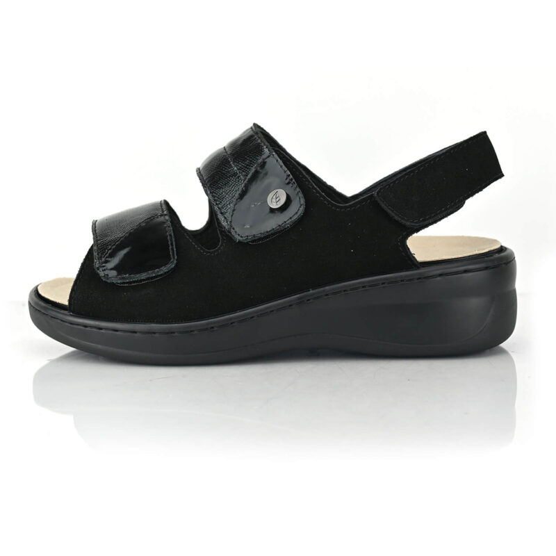 סנדלי Toulouse בצבע שחור משולב