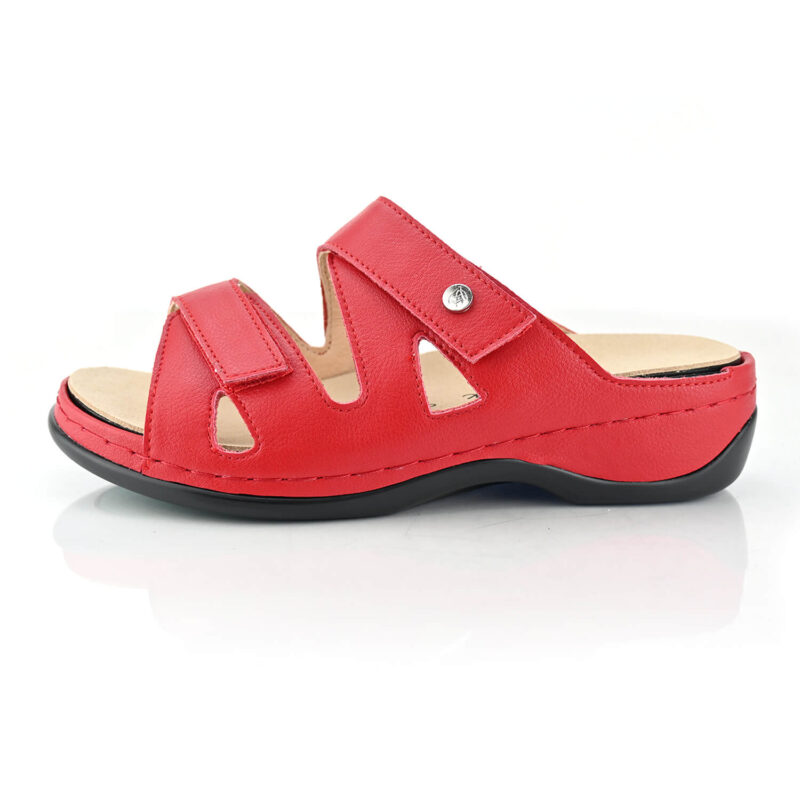 כפכפי Bruges בצבע אדום