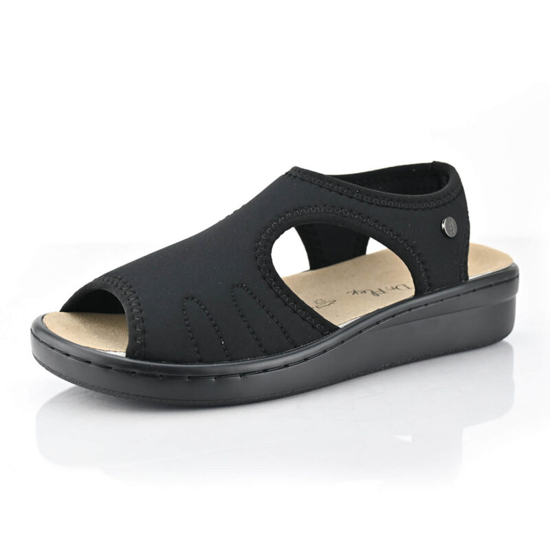 סנדלי Liverpool בצבע שחור