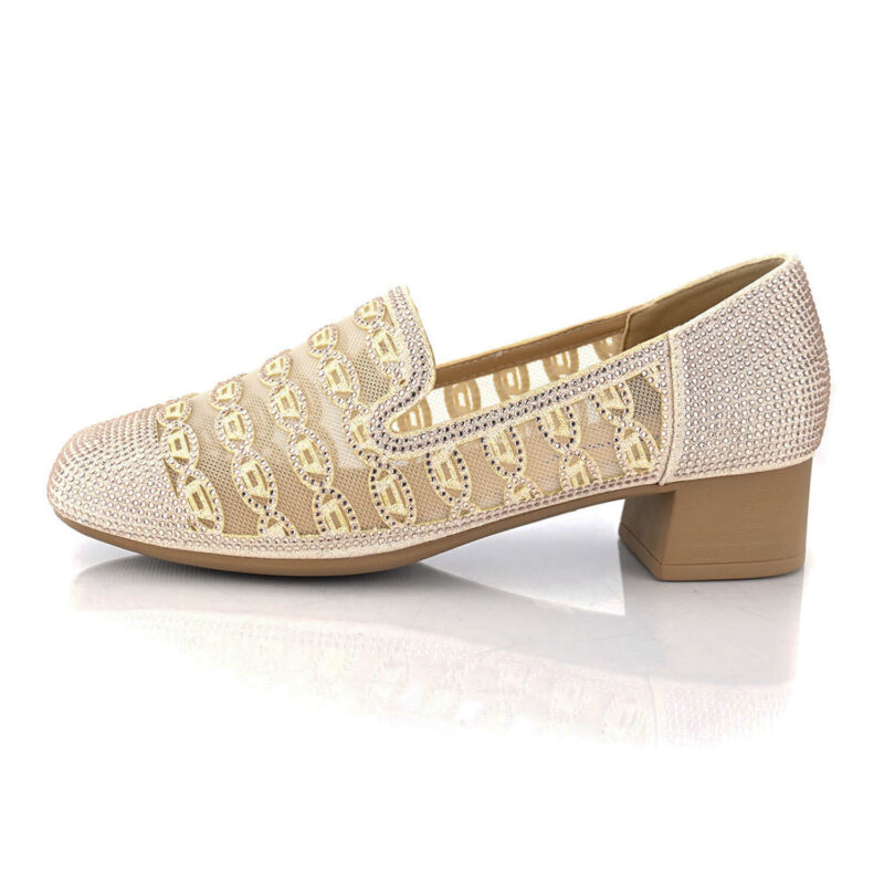 נעלי Brighton בצבע זהב