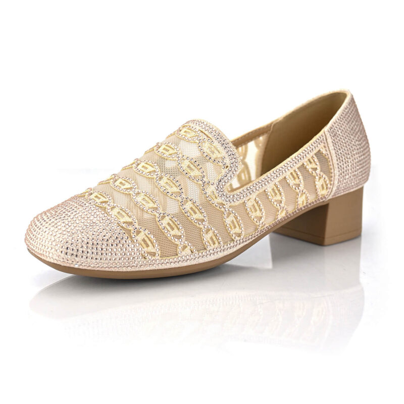 נעלי Brighton בצבע זהב